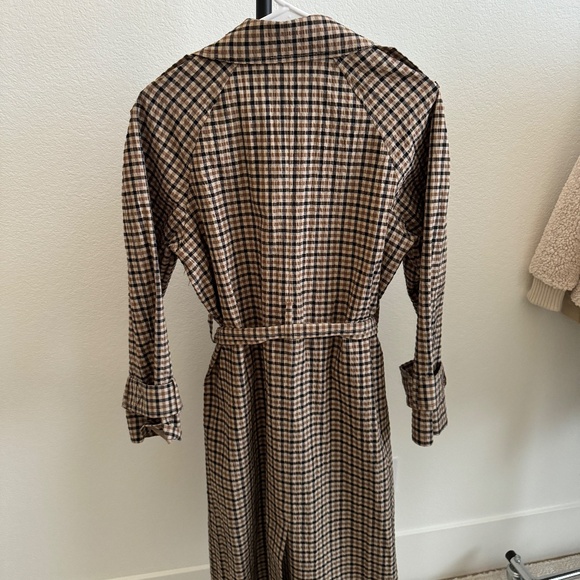 Asos Check Trench Size Petite 0 - Picture 6 of 6